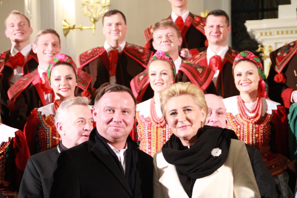 Para Prezydencka wraz z Zespołem Pieśni i Tańca "Śląsk"